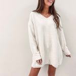 Amanda Sweater Tunic - Cream