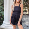 Adair Romper - Black