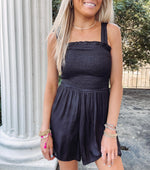 Adair Romper - Black