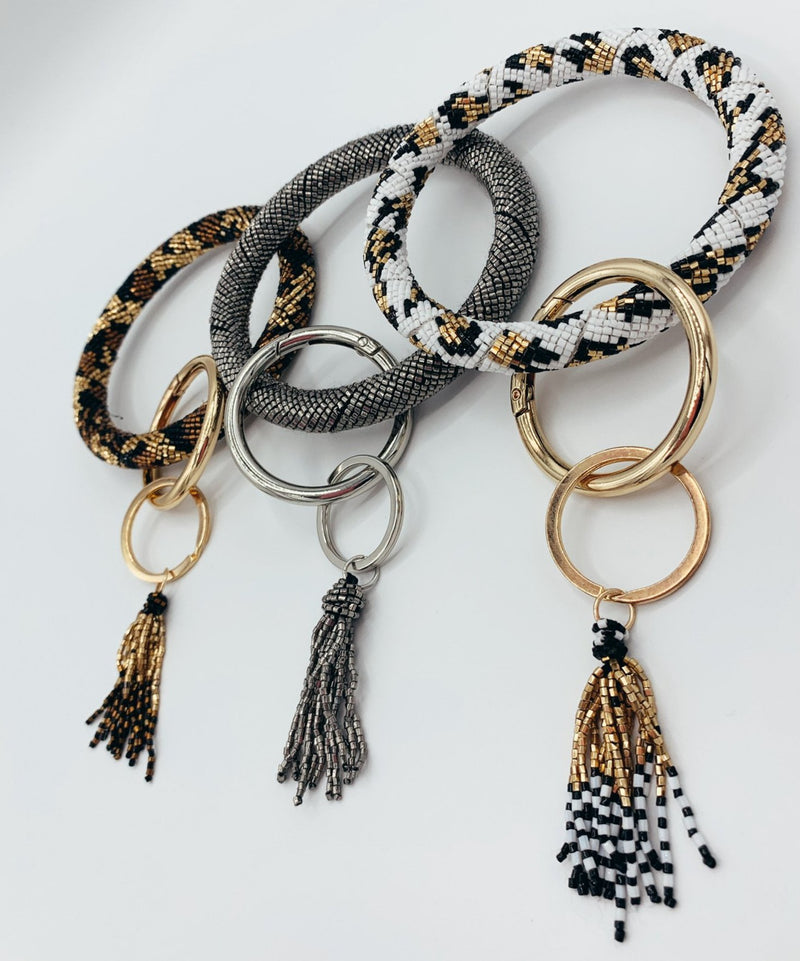 Beaded Key Ring