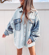 Denim Patch Shacket