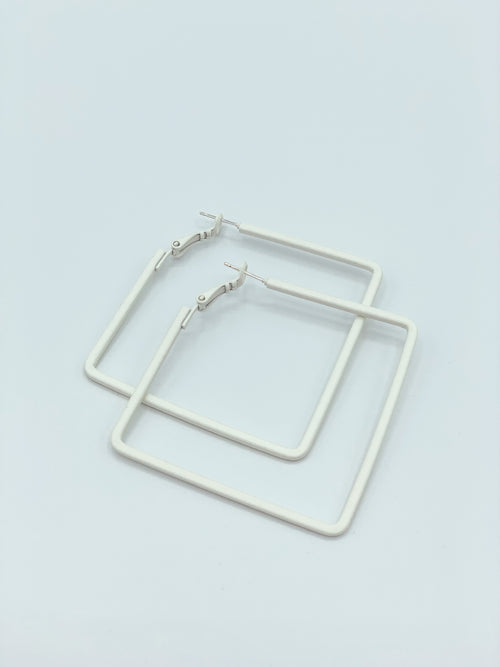 Colored Square Hoops