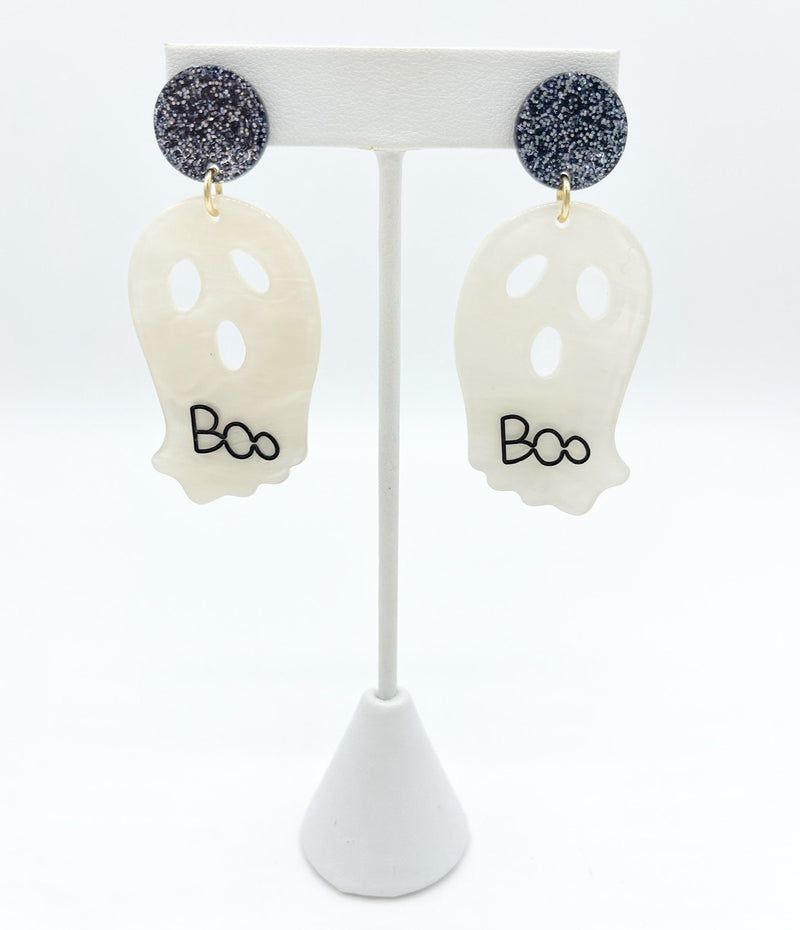 BOO Ghost Earrings