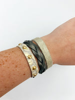 Thin Leather Bracelet Sets