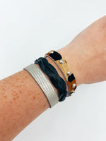 Thin Leather Bracelet Sets