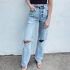 Dad Jeans - Medium Wash