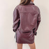 Kasey Rhinestone Leather Jacket
