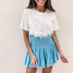 White Feather Tee