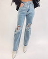 Rhinestone Detail Jeans