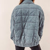Quilted Charcoal Jacket