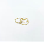 Thin Gold Ring Set
