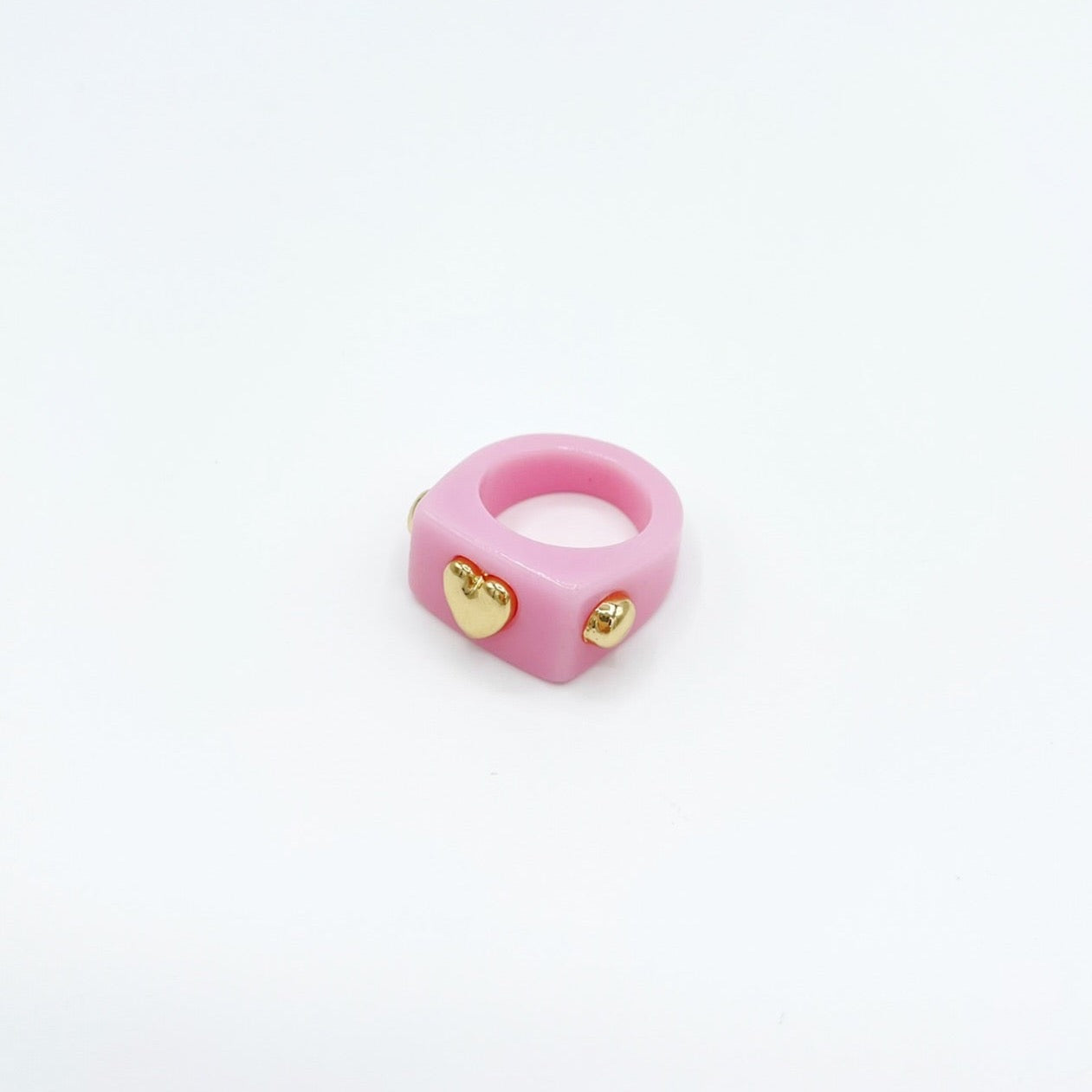 Acrylic Heart Ring