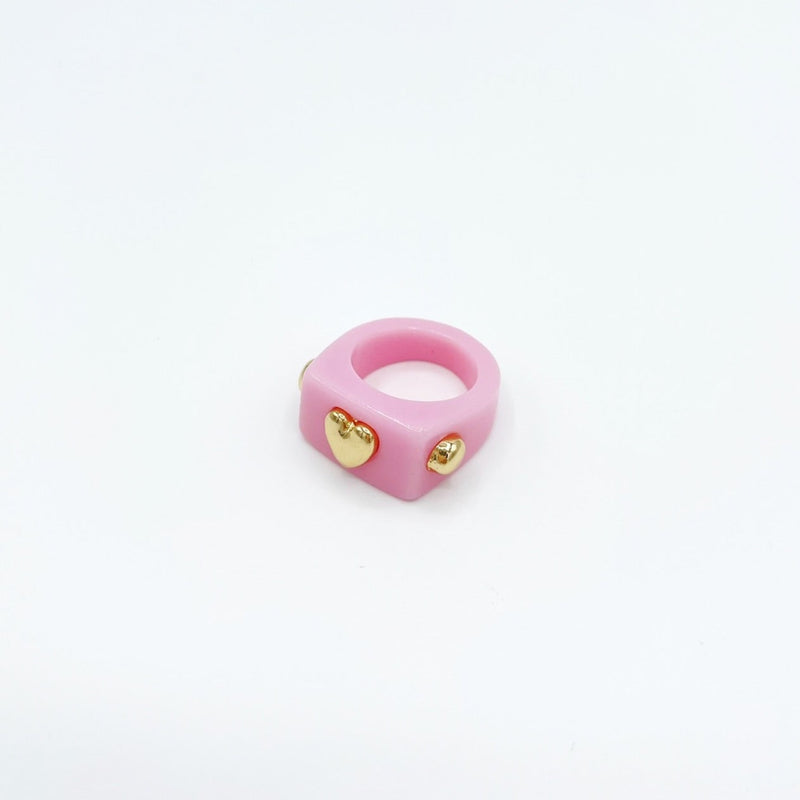 Acrylic Heart Ring