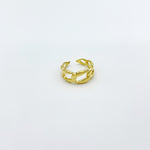 Gold Dipped Chain Ring