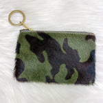 Camo Leather Pouch