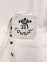 Space Cowgirl Beaded Crossbody