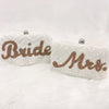 Bridal Beaded Box Clutch/Crossbody