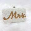 Bridal Beaded Box Clutch/Crossbody