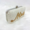 Bridal Beaded Box Clutch/Crossbody