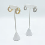 Icon Crystal Hoops