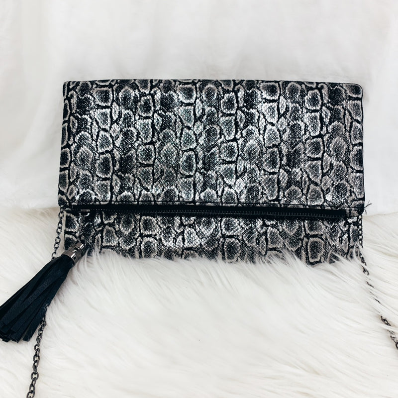 The Christine Snakeskin Crossbody