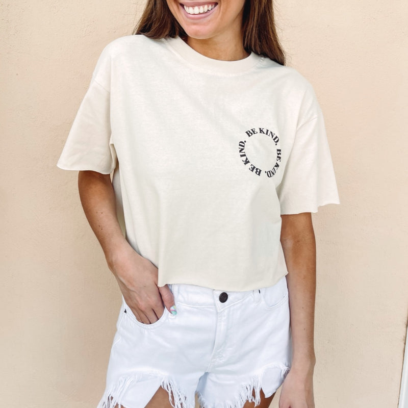 Be Kind Cropped Tee