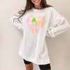 Oversized Heart Pullover