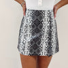 Michelle Snakeskin Skirt