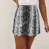 Michelle Snakeskin Skirt