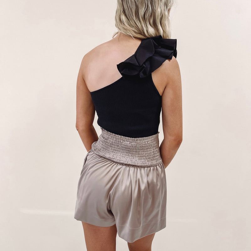 Adair Shorts - Silk Taupe
