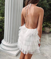Elena Tulle Dress - White
