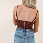 Vivian Silk Corset Top