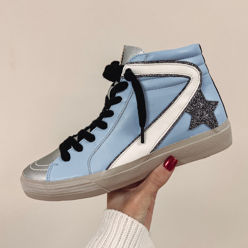 Roxanne Light Blue Sneakers