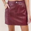 Sadie Burgundy Skirt