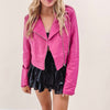Kimberly Pink Leather Jacket