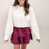 Milan Skirt - Burgundy