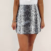 Michelle Snakeskin Skirt