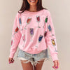 Pink Wine Pullover