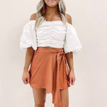 Rust Tie Skirt