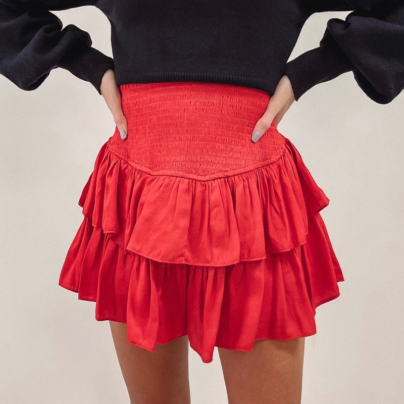 Frida Floral Smocked Skirt Set • Shop American Threads Women's Trendy  Online Boutique – americanthreads