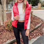 Red Puffer Vest