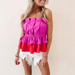 Alyssa Ruffle Top