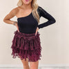 Natalie Skirt - Burgundy