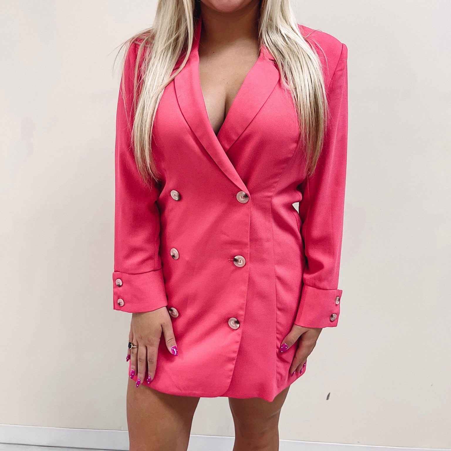 Pink Blazer Dress Indie Collection Pink Blazer Dress Indie Collection