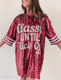 Classy Until Kick Off Sparkle Jersey