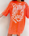 Tiger Sparkle Jersey - Clemson Orange