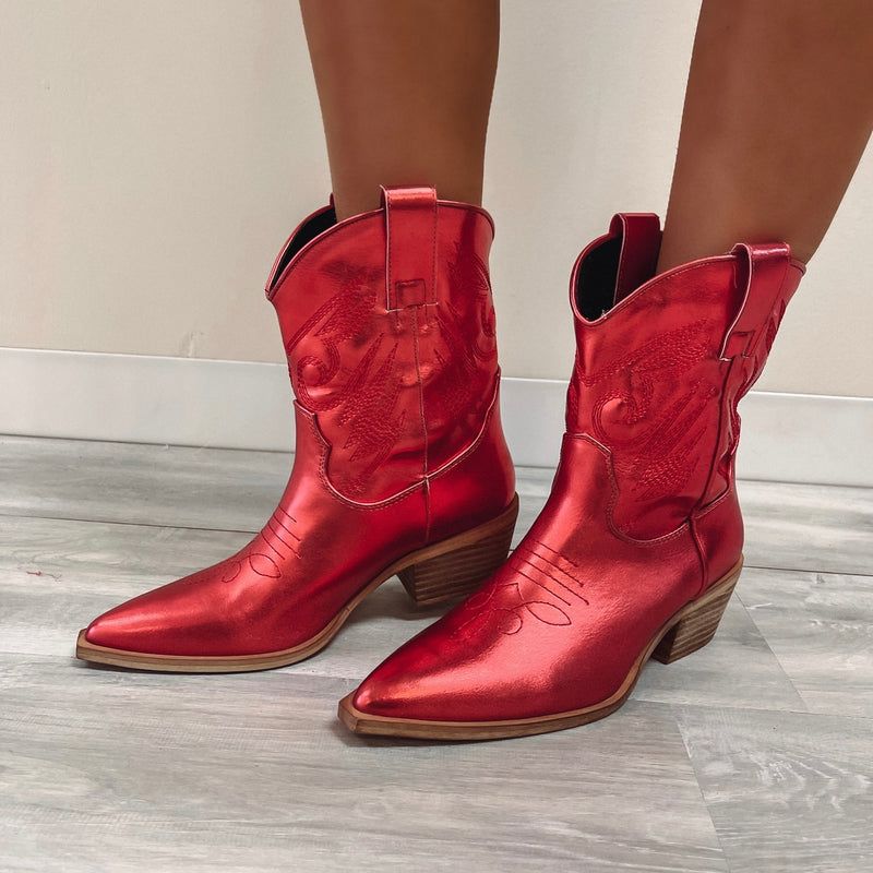 Zahara Red Boots