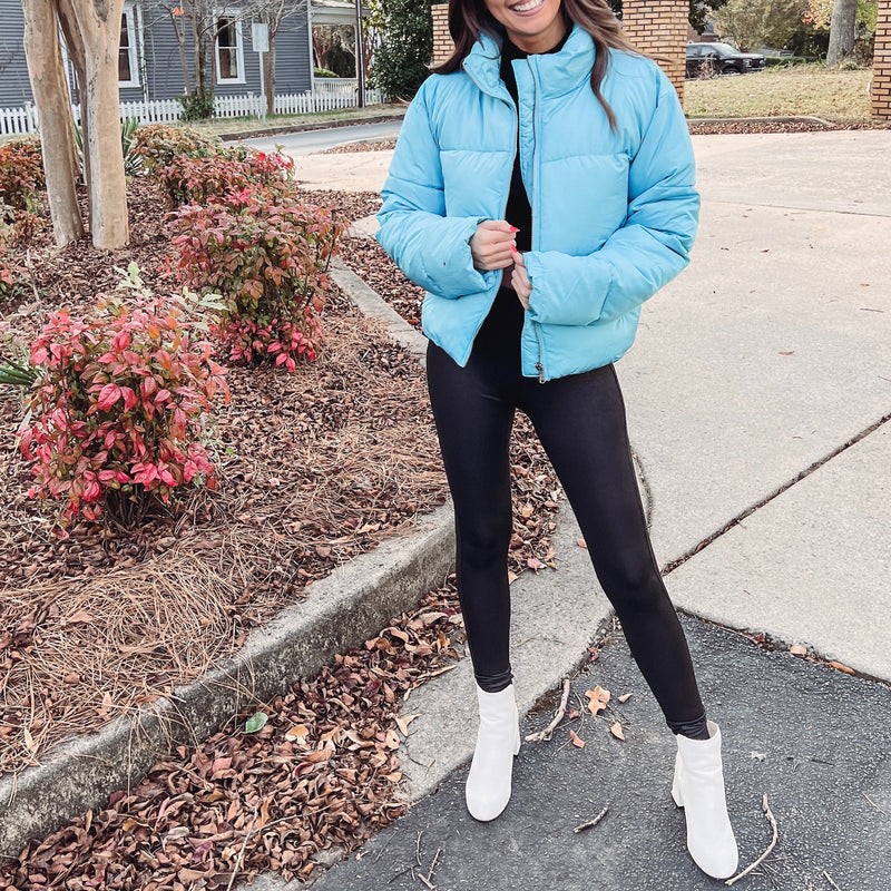 Blue Puffer Jacket – Indie Collection