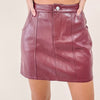 Sadie Burgundy Skirt