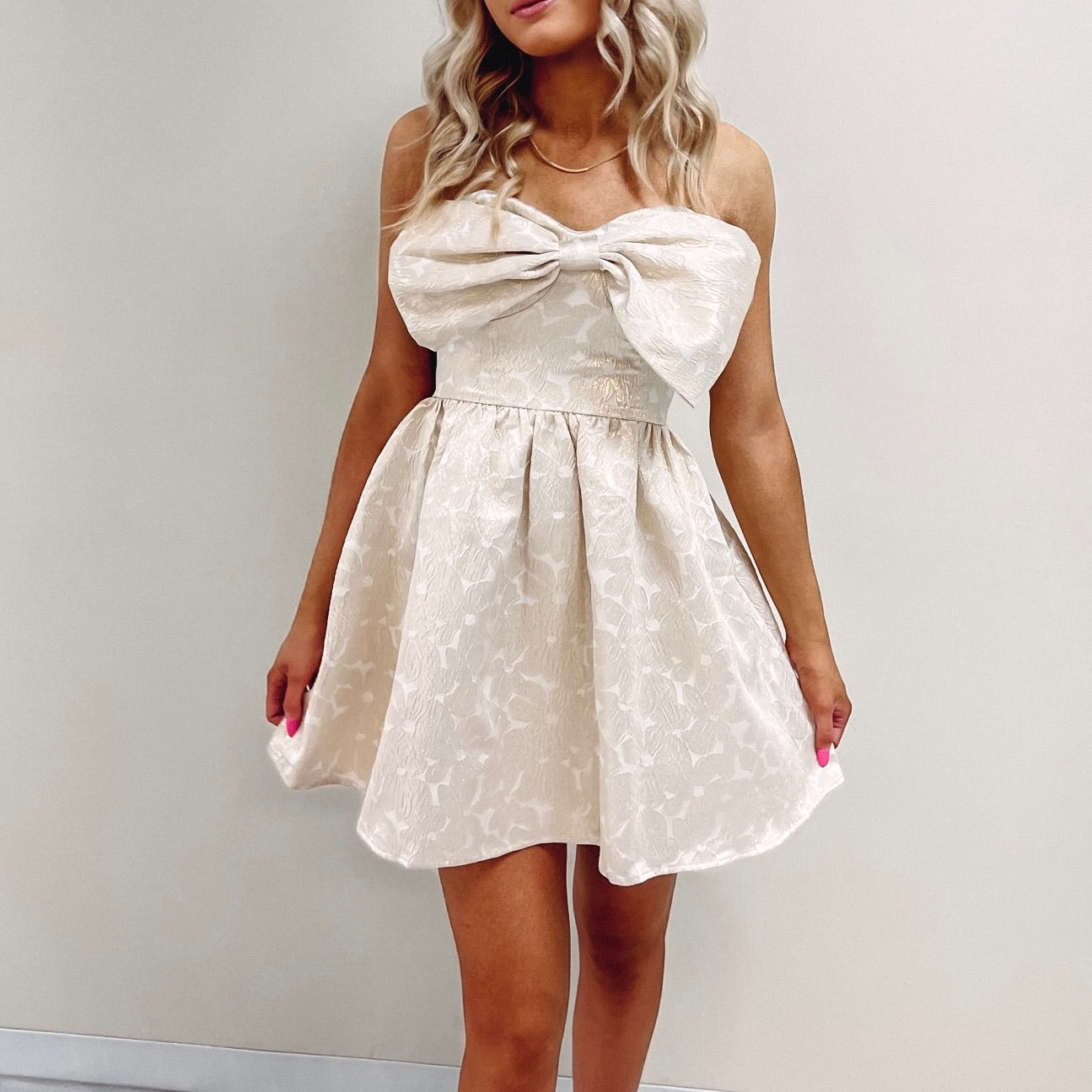 Gold Bow Dress Indie Collection Gold Bow Dress Indie Collection